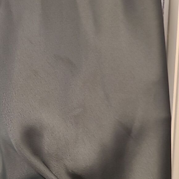BHLDN Cali Satin Cowl Neck Sleeveless Midi Slip Dress size 6 Moss Green Wedding - Picture 3 of 6